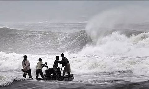 தீவிரமடையும் பருவமழை: ஆழ்ந்த காற்றழுத்த தாழ்வுமண்டலமாக வலுப்பெற்றது