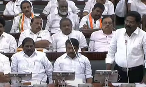 'தமிழ்நாடு என்ற பெயரை தக்கவைத்துக் கொள்ளவே போராட வேண்டியுள்ளது' - வி.சி.க. எம்.எல்.ஏ. சிந்தனை செல்வன்