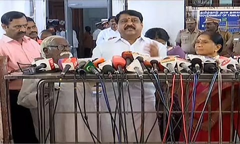 சிறப்பு சட்டமன்ற கூட்டத்தில் இருந்து பாஜக எம்.எல்.ஏக்கள் வெளிநடப்பு