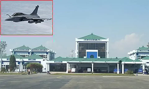 இம்பால் விமான நிலையம் மீது பறந்த யு.எப்.ஓ... ரபேல் விமானங்களை விட்டு தேடிய விமானப்படை