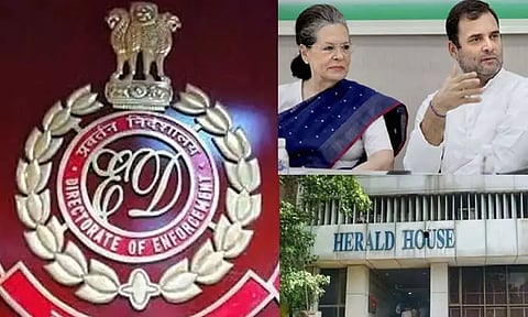 'நேஷனல் ஹெரால்டு' வழக்கு: ரூ.751 கோடி சொத்துகளை முடக்கிய அமலாக்கத்துறை