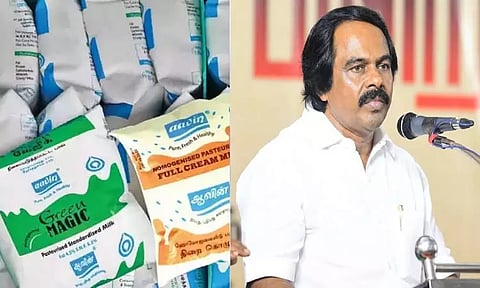 பாலில் கொழுப்பு திருடப்படுகிறது என்று கூறி ஆவின் நற்பெயருக்கு களங்கம் ஏற்படுத்த முயற்சி - அமைச்சர் மனோ தங்கராஜ்