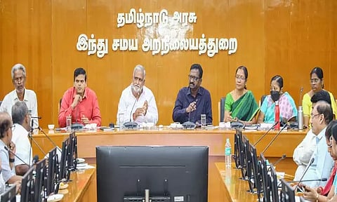 ரூ.5,500 கோடி கோவில் சொத்துக்கள் மீட்பு; அறநிலையத்துறை மீது அவதூறு பரப்புவதாக அமைச்சர் சேகர்பாபு பதிலடி