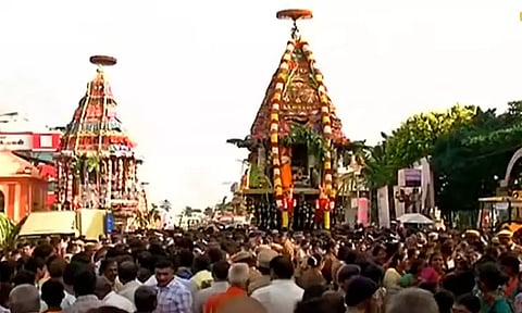 திருவண்ணாமலையில் பஞ்ச ரதங்களின் தேரோட்டம்