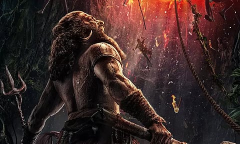 ரத்தம் தெறிக்க.. கையில் சூலத்துடன் ரிஷப் ஷெட்டி.. வைரலாகும் காந்தாரா பர்ஸ்ட் லுக் போஸ்டர்..!