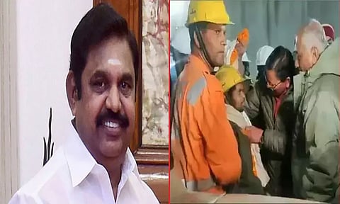 தொழிலாளர்கள் மீட்பு: தேசத்தின் நம்பிக்கைக்கும் உழைப்பிற்கும் கிடைத்த மிகப்பெரிய வெற்றி- எடப்பாடி பழனிசாமி