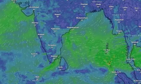 குறைந்த காற்றழுத்த தாழ்வு பகுதி ஆழ்ந்த காற்றழுத்த தாழ்வு பகுதியாக வலுப்பெற்றது..!