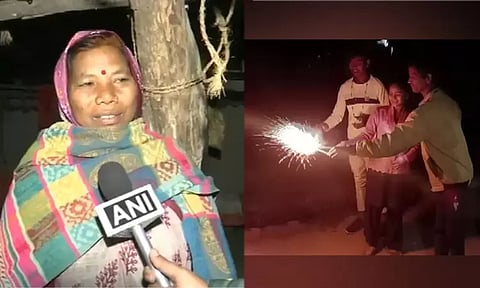 சுரங்க தொழிலாளர்கள் பத்திரமாக மீட்பு.. பட்டாசு வெடித்து தீபாவளி கொண்டாடிய உறவினர்கள்