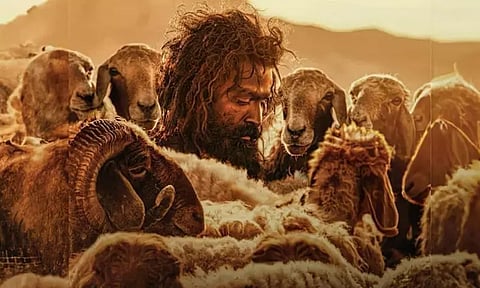 ஆடு மேய்க்கும் பட்டதாரி இளைஞனாக பிருத்விராஜ்... ஆடு ஜீவிதம் படத்தின் ரிலீஸ் தேதி அறிவிப்பு...!