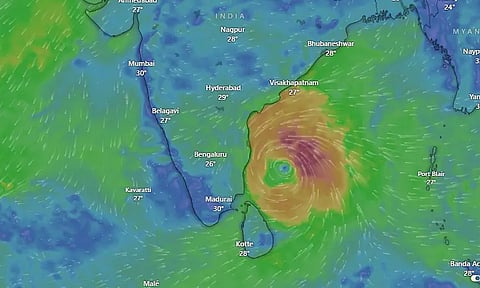 வங்கக்கடலில் நிலைகொண்டுள்ள 'மிக்ஜம்' புயல், தீவிர புயலாக கரையை கடக்கும்: வானிலை மையம்