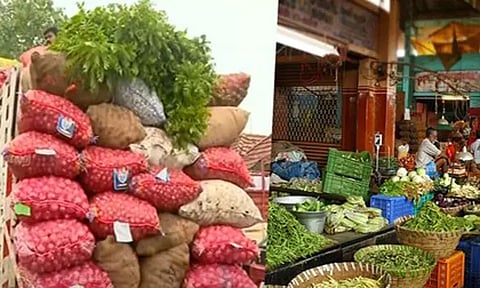 கனமழை எதிரொலி: சென்னையில் காய்கறிகள் சற்று விலை உயர்வு