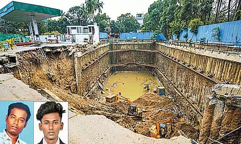 வேளச்சேரி கேஸ் பங்க் அருகே ஏற்பட்ட விபத்து; பலியான என்ஜினீயர் உள்பட 2 பேர் உடல்கள் மீட்பு