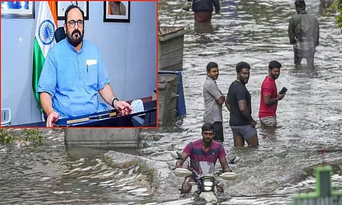 மிக்ஜம் புயல் பாதிப்புகளை ஆய்வுசெய்வதற்காக மத்திய மந்திரி நாளை சென்னை வருகை