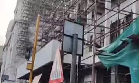 சென்னை பாரிமுனையில் உள்ள இந்தியன் வங்கியில் திடீர் தீ விபத்து