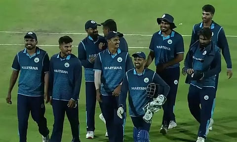 விஜய் ஹசாரே கோப்பை கிரிக்கெட்: முதல்முறையாக இறுதிப்போட்டிக்கு முன்னேறிய அரியானா அணி