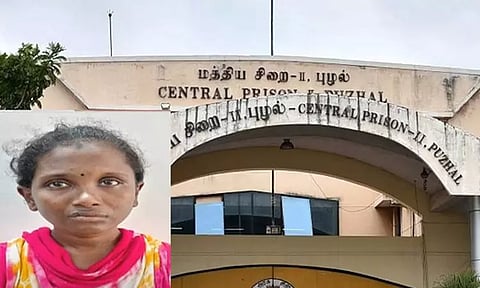புழல் சிறையில் இருந்து பெண் கைதி தப்பியோட்டம்