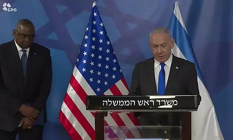 எங்களுடைய போர் மட்டுமின்றி உங்களுடைய போரும் கூட: அமெரிக்காவை குறிப்பிட்டு பேசிய நெதன்யாகு