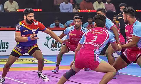 புரோ கபடி லீக்; உ.பி.யோத்தாஸ் அணியை வீழ்த்தி ஜெய்ப்பூர் வெற்றி