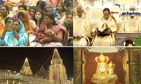 தூத்துக்குடி பனிமய மாதா கோவிலில் கிறிஸ்துமஸ் சிறப்பு திருப்பலி; கனமழையால் பாதிக்கப்பட்ட மக்களுக்காக பிரார்த்தனை