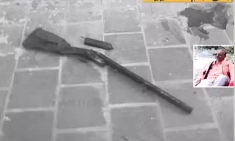 சுத்தப்படுத்தும்போது திடீரென வெடித்த துப்பாக்கி - ஓய்வு பெற்ற ராணுவ வீரர் பலி