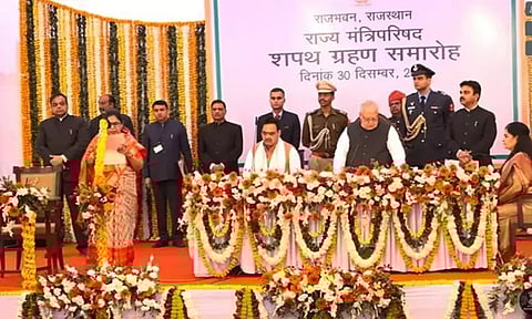 அமைச்சரவை விரிவாக்கம்: ராஜஸ்தானில் 22 பேர் மந்திரிகளாக பதவியேற்பு