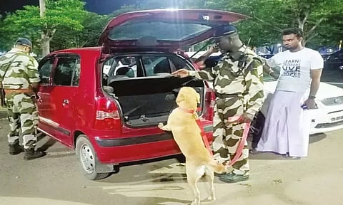 பிரதமர் மோடி நாளை மறுநாள் வருகை: திருச்சி விமான நிலையம், பாரதிதாசன் பல்கலைக்கழகத்தில் 3 அடுக்கு பாதுகாப்பு