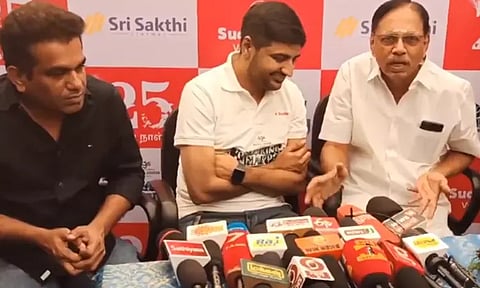 'காஞ்ஜூரிங் கண்ணப்பன் மிகப்பெரிய வெற்றியை பதிவு செய்துள்ளது' - திருப்பூர் சுப்பிரமணியன் பேட்டி