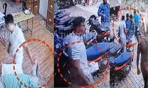 பறிமுதல் செய்த குட்கா பொருட்களை போலீசாரே விற்கும் அதிர்ச்சி சிசிடிவி காட்சி.. விசாரணையில் வெளியான பகீர் தகவல்...!