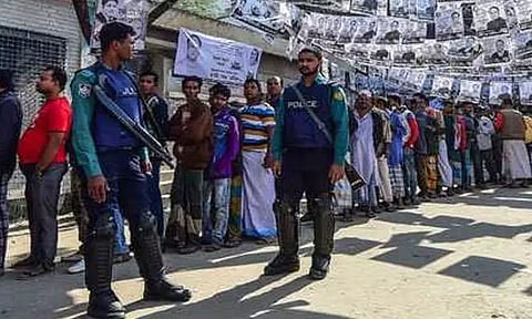 எதிர்க்கட்சிகளின் வன்முறைக்கு இடையே வங்காளதேசத்தில் இன்று பொதுத்தேர்தல்