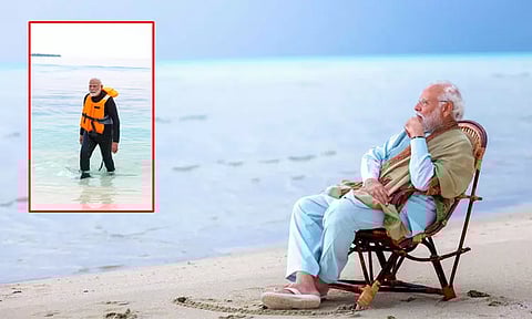 கூகுளில் டிரெண்டான லட்சத்தீவு... மாலத்தீவுக்கு செக் வைத்த பிரதமர் மோடி...?