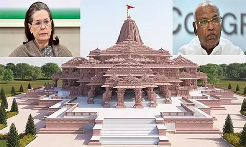 அயோத்தி ராமர் கோவில் கும்பாபிஷேகம்: அழைப்பை நிராகரித்த சோனியா, கார்கே