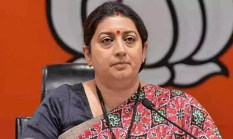 'காங்கிரஸ் கட்சியின் சனாதன எதிர்ப்பு மனநிலை வெளிப்பட்டுள்ளது' - ஸ்மிரிதி இரானி