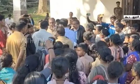 மாணவர்களை விரட்டிய காட்டு யானை... பதறி ஓடிய குழந்தைகள் - நீலகிரியில் பரபரப்பு