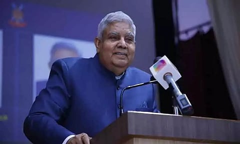 'அரசியலமைப்பை உருவாக்கியவர்கள் கடவுள் ராமரின் படத்தை அதில் இடம்பெறச் செய்துள்ளனர்' - ஜகதீப் தன்கர்