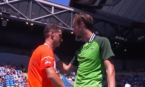 Image Grab in video posted by @AustralianOpen