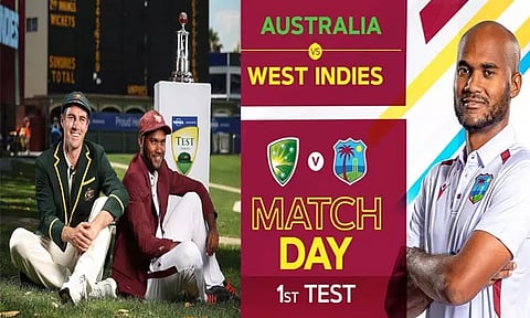 ஆஸ்திரேலியா-வெஸ்ட்இண்டீஸ் மோதும் முதலாவது டெஸ்ட் கிரிக்கெட் இன்று தொடக்கம்
