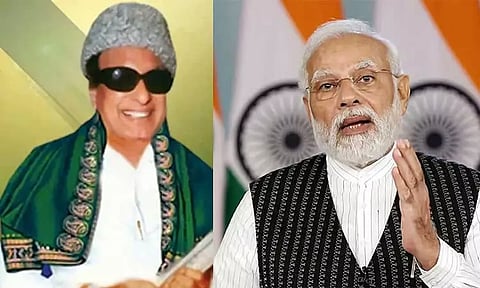 தலைவராகவும், முதல்-அமைச்சராகவும் மக்கள் நலனுக்காக அயராது உழைத்தவர் - எம்.ஜி.ஆருக்கு பிரதமர் மோடி புகழாரம்