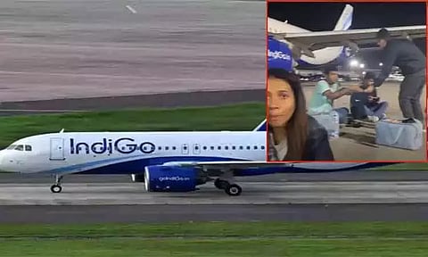 விமான ஓடுபாதையில் பயணிகள் உணவருந்திய விவகாரம் - இண்டிகோ நிறுவனத்திற்கு ரூ.1.50 கோடி அபராதம்