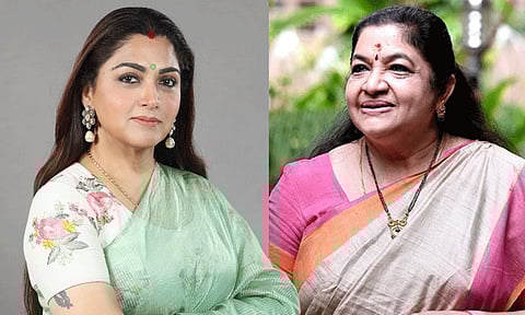 'சகிப்பின்மை உச்சத்தில் உள்ளது' - பாடகி சித்ராவுக்கு ஆதரவாக குரல் கொடுத்த குஷ்பூ