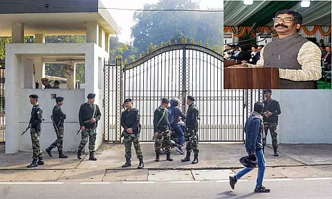 முதல்-மந்திரி வீட்டில் எம்.எல்.ஏ.க்கள் அவசர கூட்டம்.. ஜார்கண்ட் மாநிலத்தில் பரபரப்பு