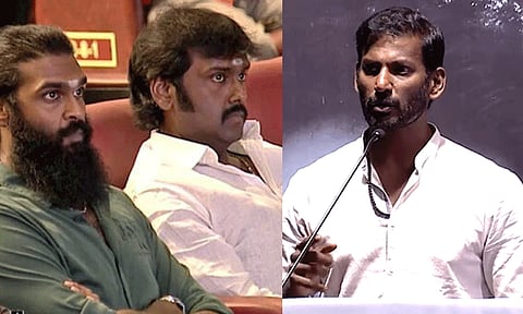 'சேர்ந்து நடிக்க ஆசை இருந்தா சொல்லு' - விஜயகாந்த் மகனுக்கு விஷால் கொடுத்த வாக்குறுதி