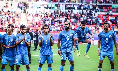 ஆசிய கோப்பை கால்பந்து: இந்திய அணி தனது கடைசி லீக் ஆட்டத்தில் சிரியாவுடன் இன்று மோதல்