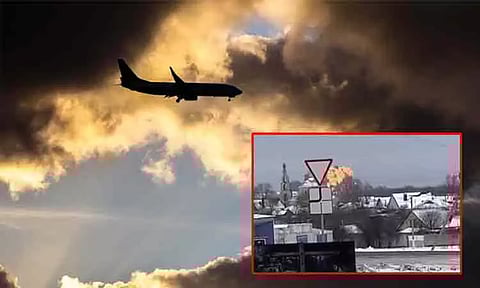 உக்ரைன் போர் கைதிகளுடன் சென்ற ரஷிய விமானம் விபத்தில் சிக்கியது; அனைவரும் பலியான சோகம்