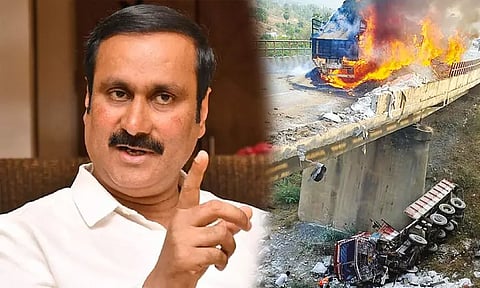 தொப்பூரில் நடந்தது விபத்தல்ல... அரசுகளின் அலட்சியத்தால் நடந்த படுகொலை - அன்புமணி ராமதாஸ் காட்டம்