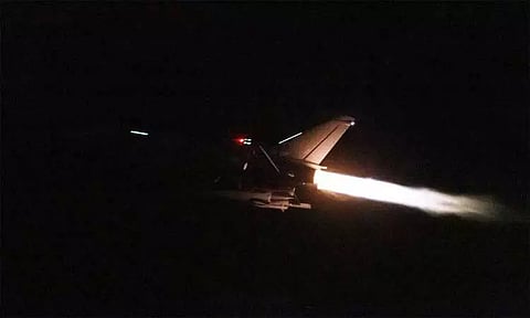 ஹவுதி கிளர்ச்சியாளர்கள் மீது பிரிட்டன் தாக்குதல்