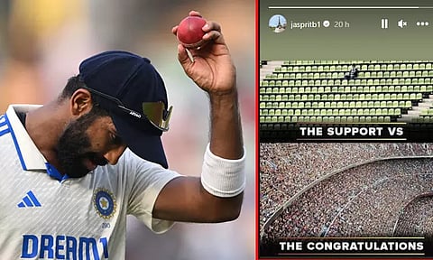 வைரலாகும் பும்ராவின் இன்ஸ்டாகிராம் பதிவு.. ரசிகர்கள் குழப்பம்