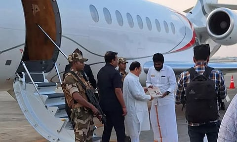 சென்னை வந்தார் பா.ஜனதா தேசிய தலைவர் ஜே.பி.நட்டா