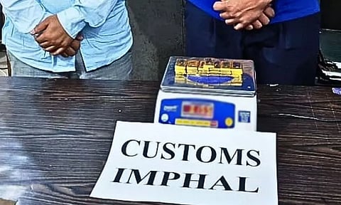 இம்பால் விமான நிலையத்தில் ரூ.1.99 கோடி மதிப்புள்ள தங்க பிஸ்கட்டுகள் பறிமுதல்