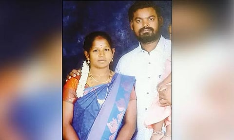 காதலர் தினத்தன்று பயங்கரம்: சுவற்றில் தள்ளி காதல் மனைவி கொலை