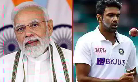 டெஸ்ட் கிரிக்கெட்டில் 500 விக்கெட்; அஸ்வினுக்கு வாழ்த்து தெரிவித்த பிரதமர் மோடி